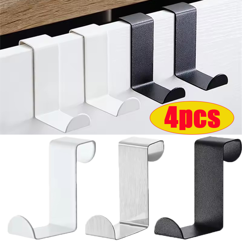 Kitchen Appliances Cabinet - Ganchos reversíveis de aço inoxidável da