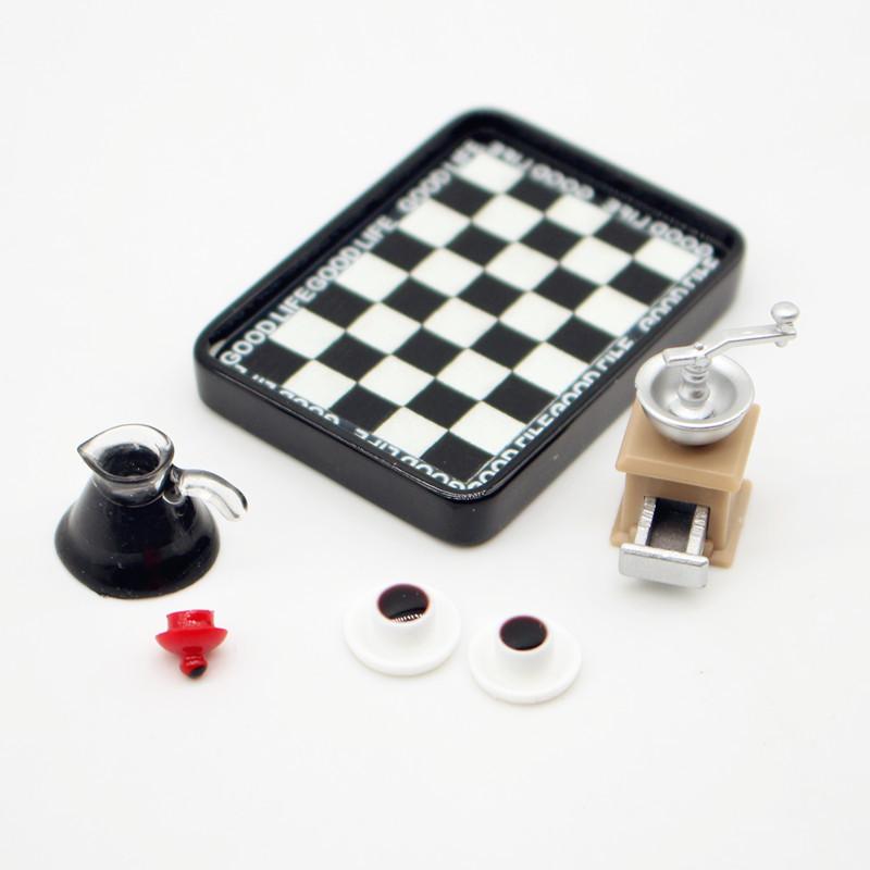Coffee Maker - Casa de bonecas em miniatura cafeteira