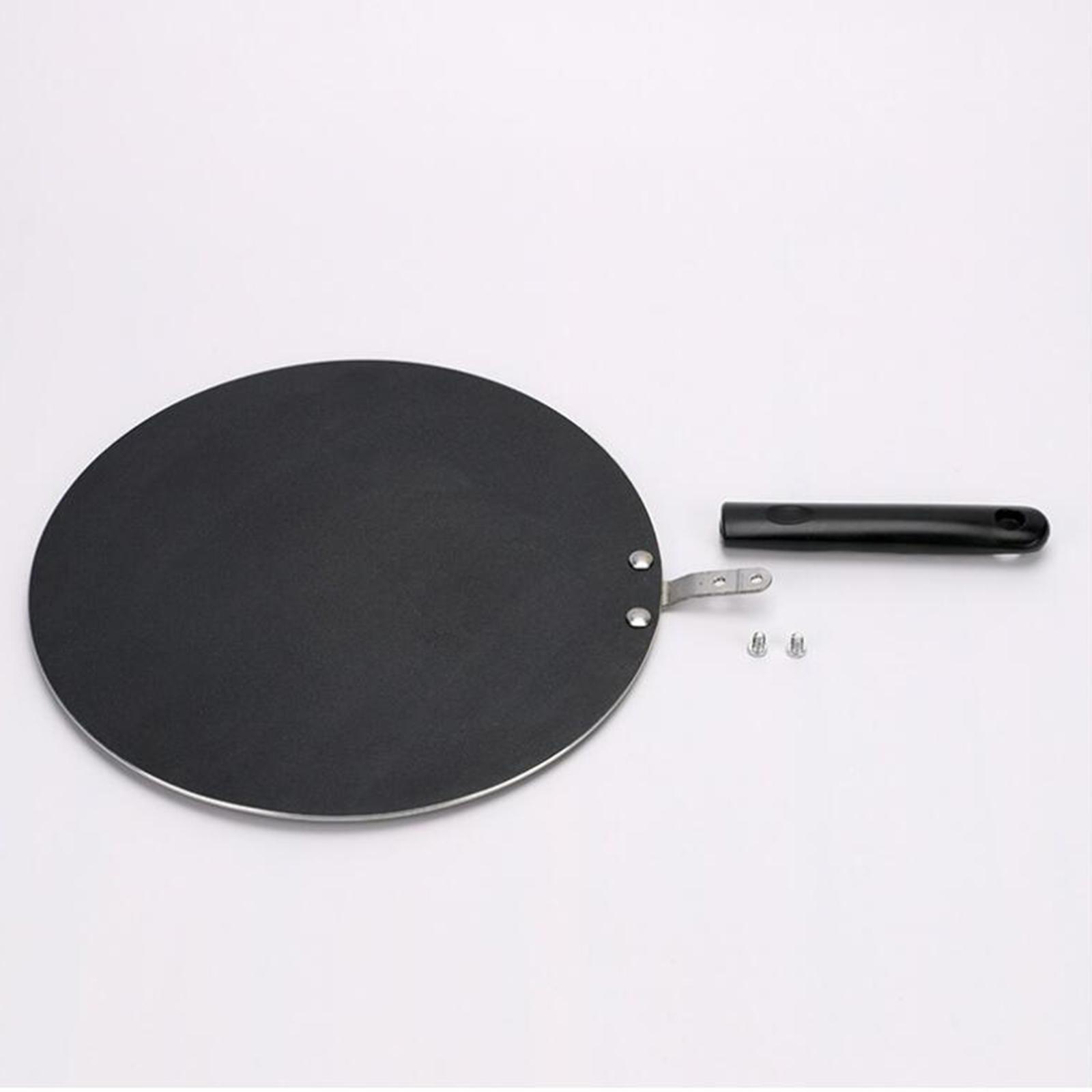 Induction Cooktop Portable - Mini Chapa Redonda Antiaderente para Panquecas,