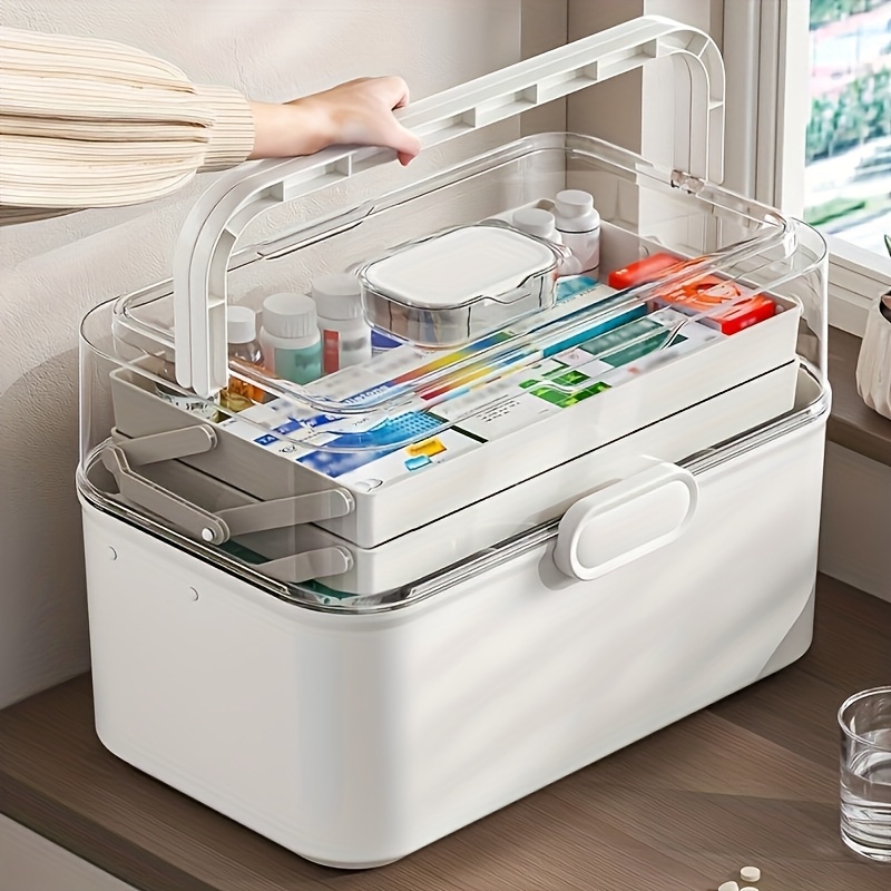 Kitchen Appliances Cabinet - Caixa Organizadora de Medicamentos com Tampa