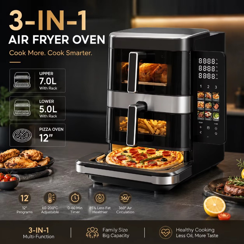 Fritadeira elétrica sem óleo,  - Air Fryer avaliação e preço