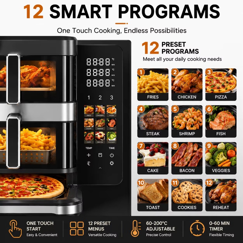 Fritadeira elétrica sem óleo,  - Air Fryer avaliação e preço