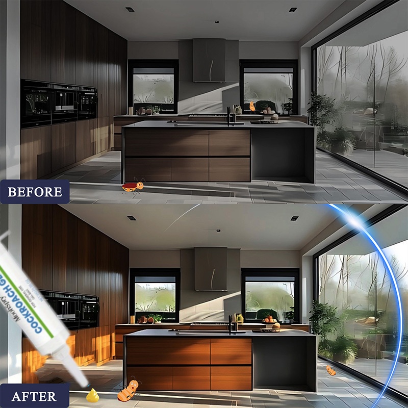 Gel Atrativo para Baratas com  - Kitchen Appliances Cabinet avaliação e preço