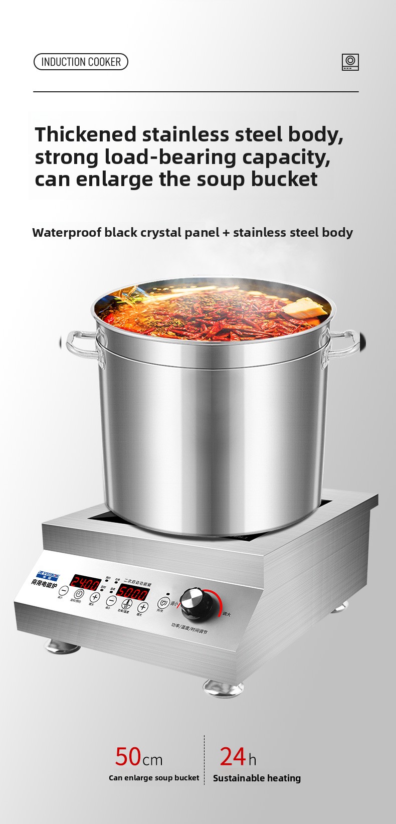 Fogão de Indução Comercial 220 - Induction Cooktop Portable avaliação e preço