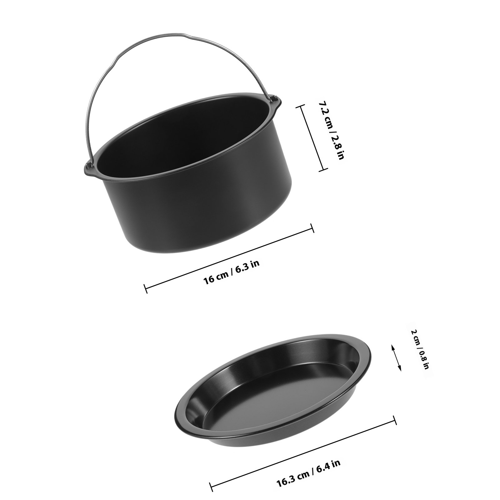 1 conjunto de formas para bolo - Air Fryer avaliação e preço