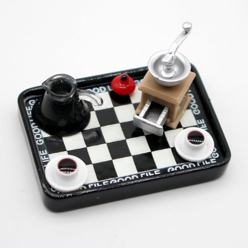 Casa de bonecas em miniatura c - Coffee Maker avaliação e preço