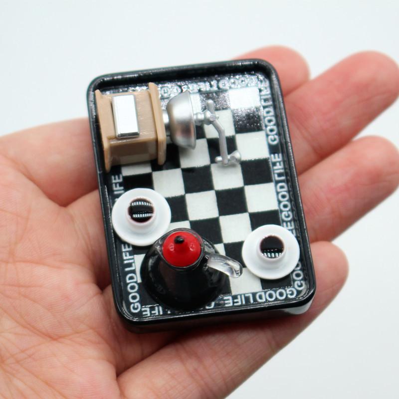 Casa de bonecas em miniatura c - Coffee Maker avaliação e preço