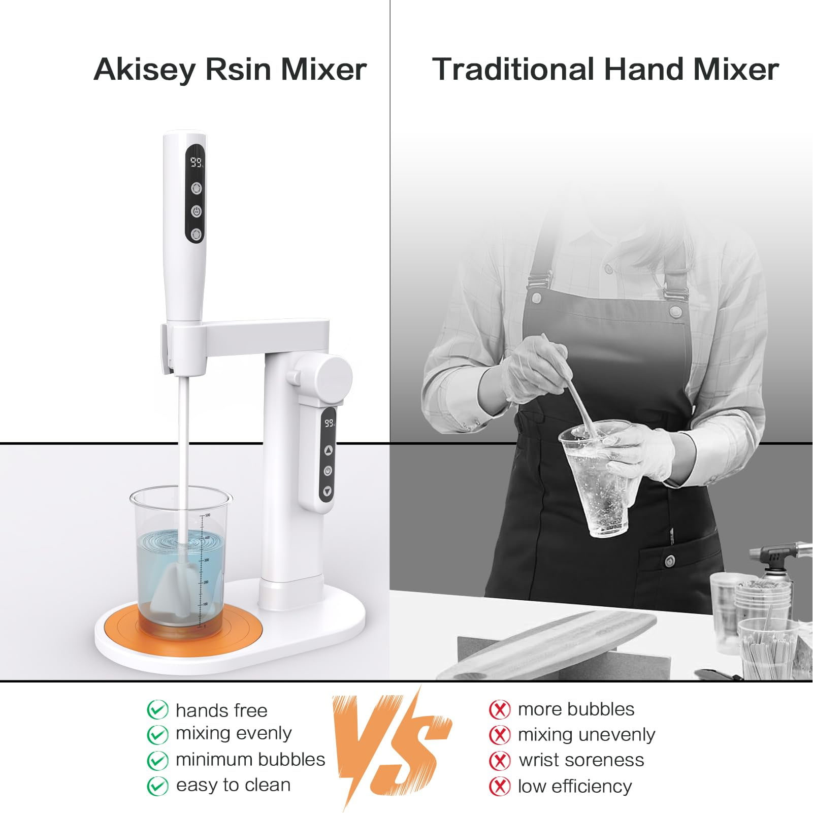 Agitador de resina elétrico mi - Blender avaliação e preço