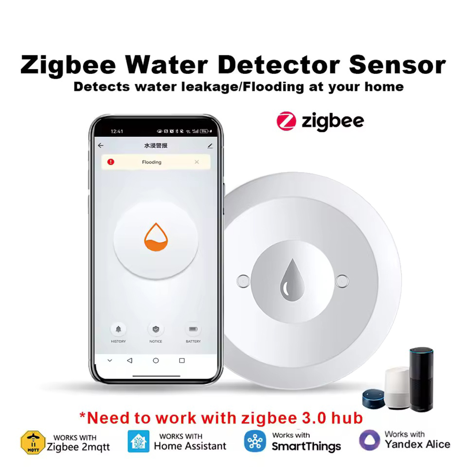 Sensor de Água Zigbee, Detecto - Kitchen Appliances Video avaliação e preço
