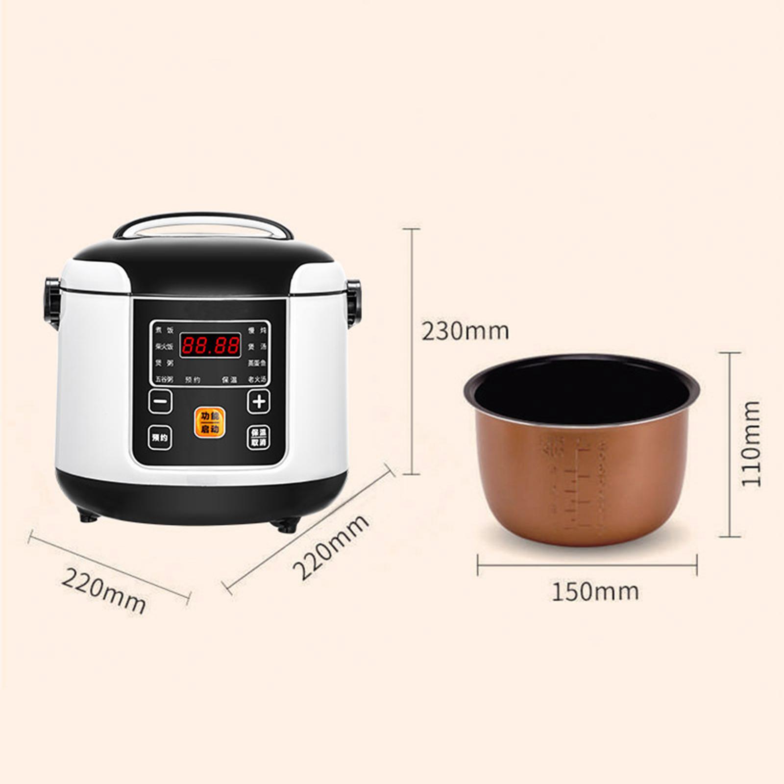 Panela Elétrica Portátil 2L pa - Rice Cooker avaliação e preço