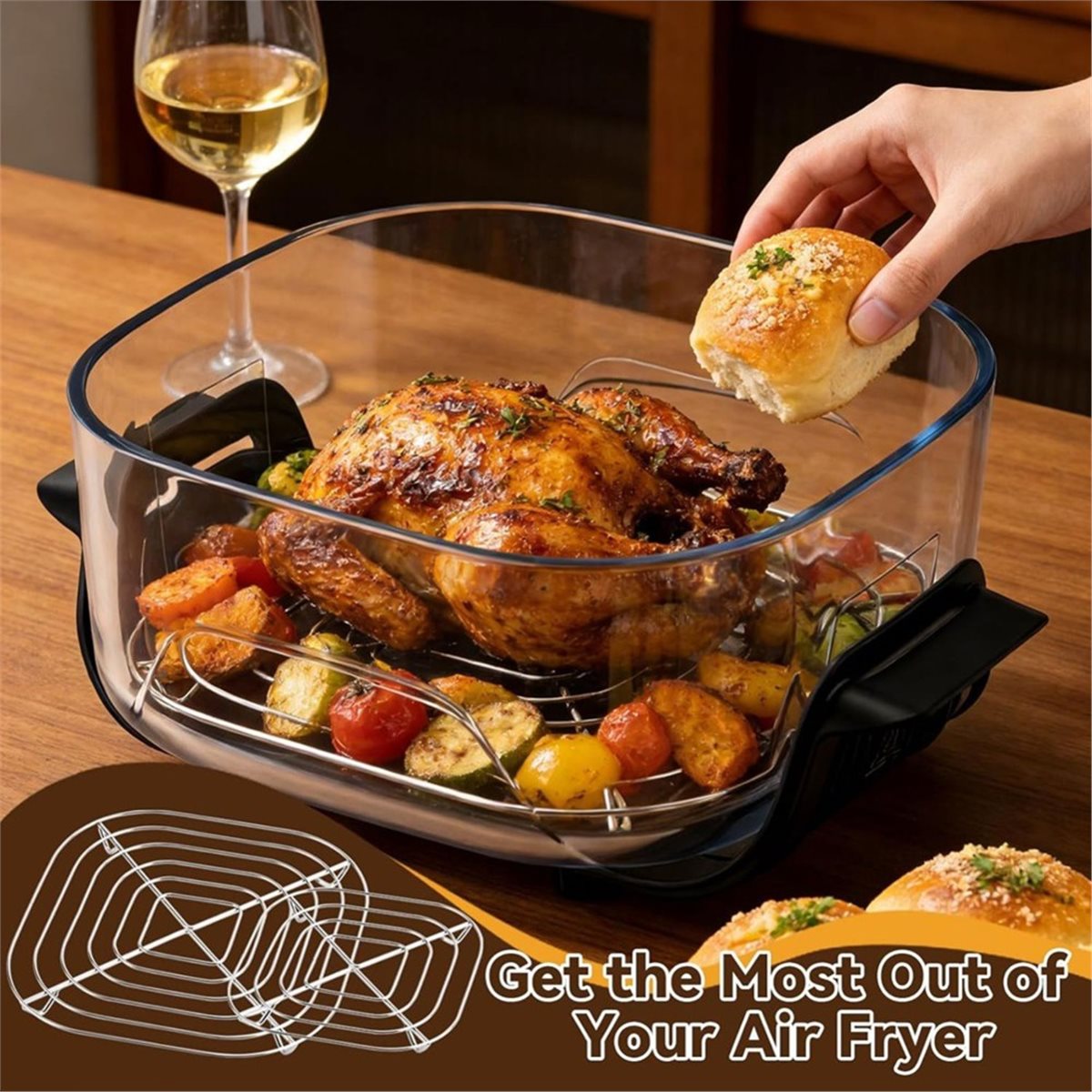 Atualização. Conjunto de 3 Sup - Air Fryer avaliação e preço