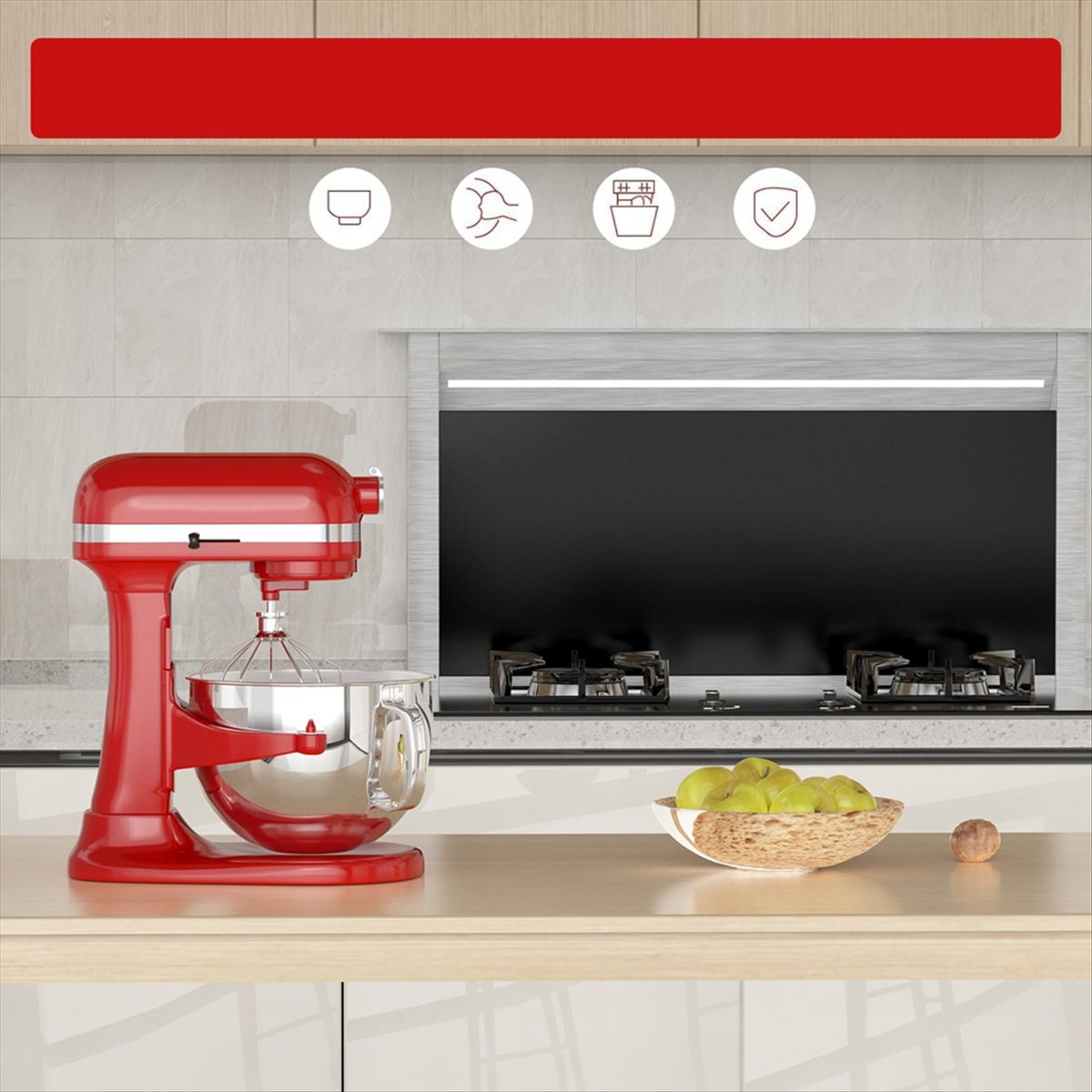 Tigela misturadora de aço inox - Stand Mixer avaliação e preço