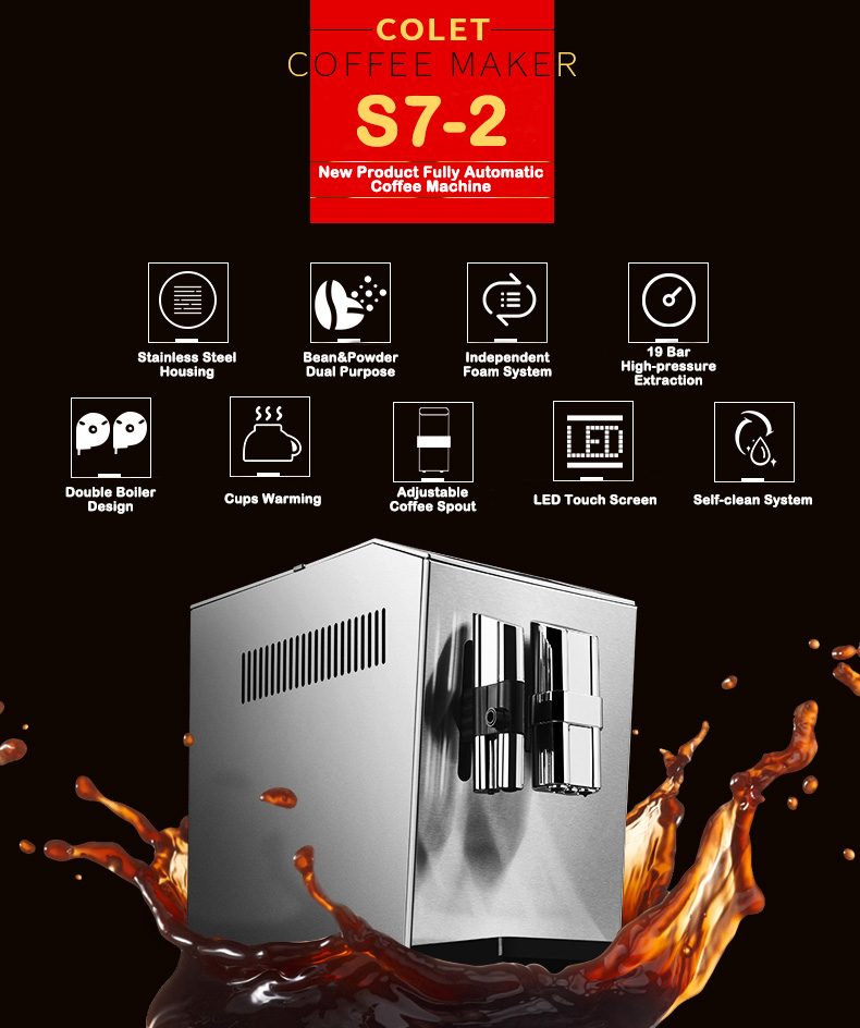 Novo Produto S7-2 Máquina de C - Coffee Maker avaliação e preço