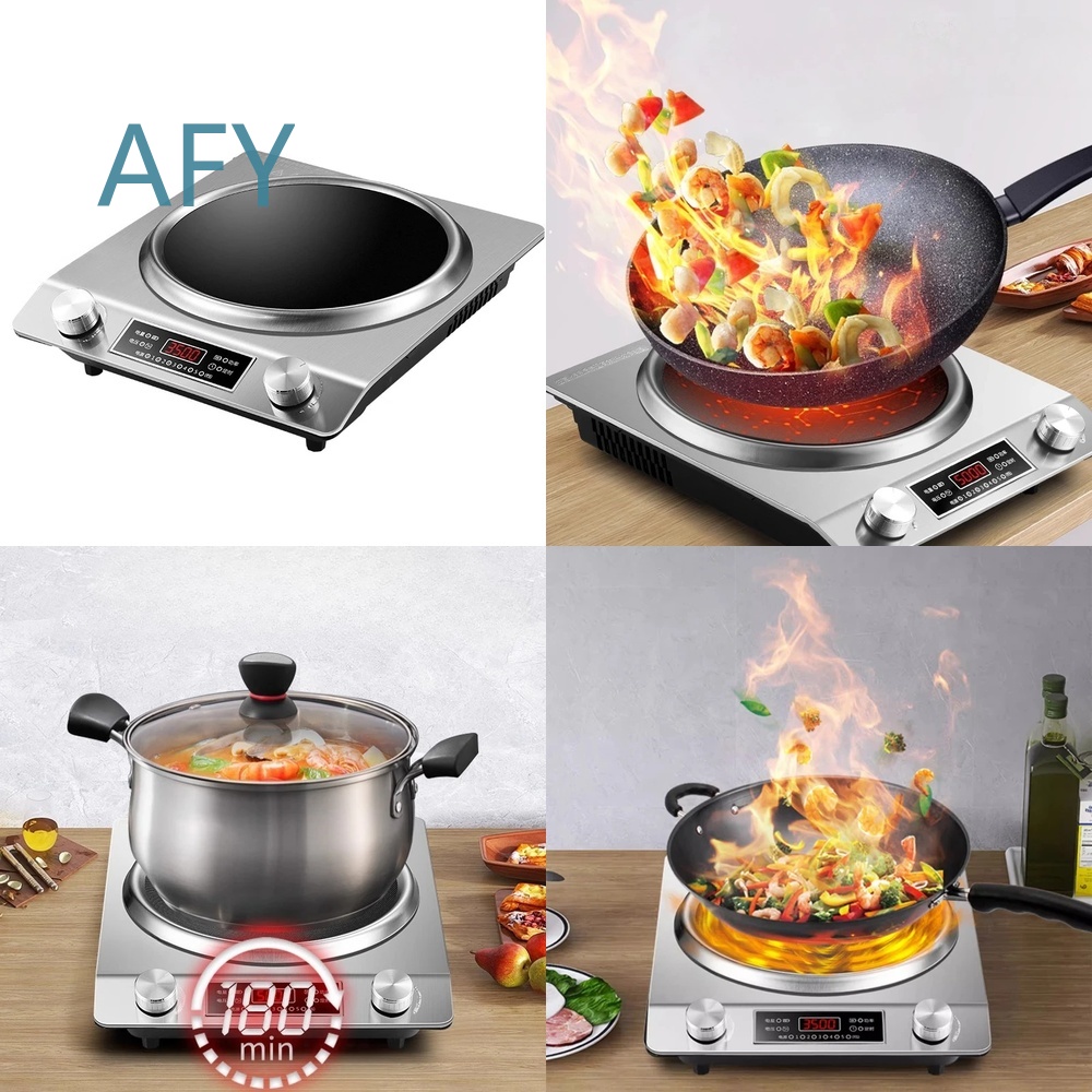 Fogão de Indução Côncavo 220V  - Induction Cooktop Portable avaliação e preço