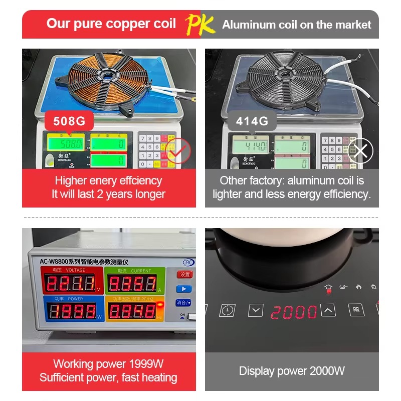 Fogão de Indução de 4400W com  - Induction Cooker avaliação e preço