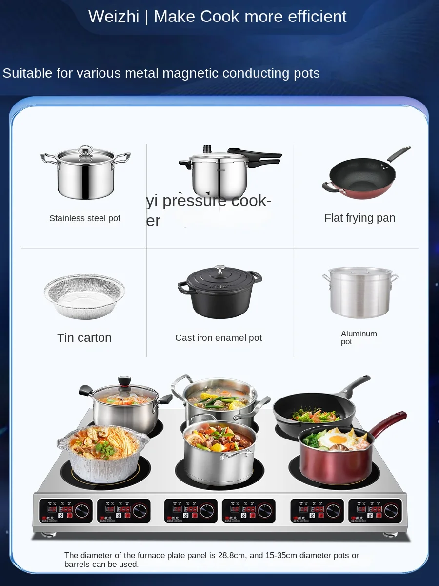 Fogão de Indução Comercial Mul - Induction Cooker avaliação e preço