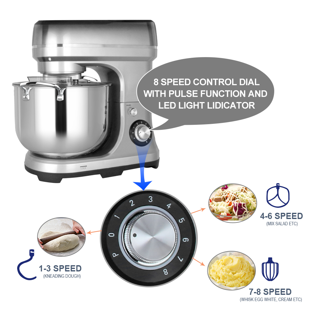 Pronto para enviar 2000W 11 li - Stand Mixer avaliação e preço
