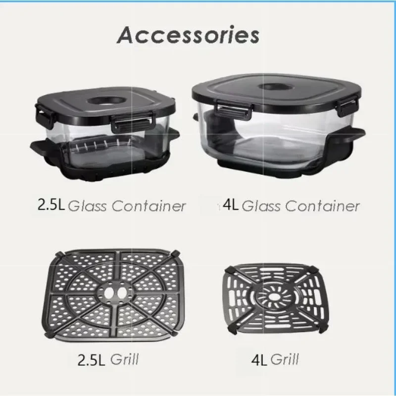 Fritadeira a Ar Portátil 6 em  - Air Fryer avaliação e preço